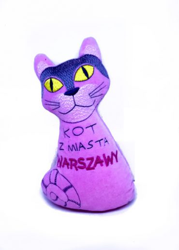 kot różowy 370x516 - Kot z miasta Warszawy