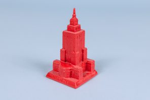 Pałac Kultury i Nauki - czerwony - Duży