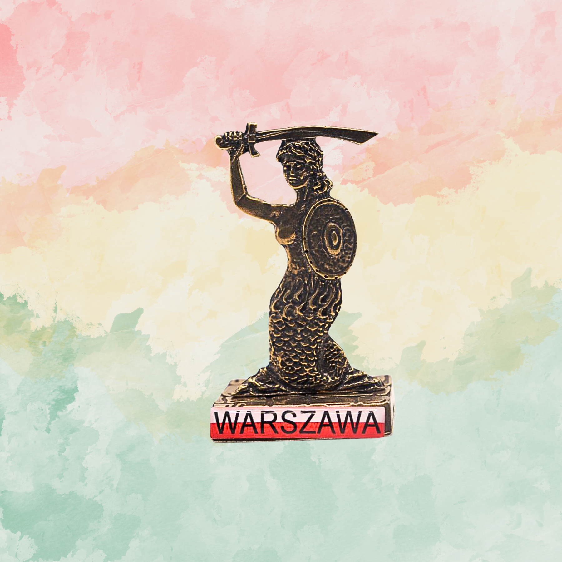 Metalowa Syrenka Warszawska