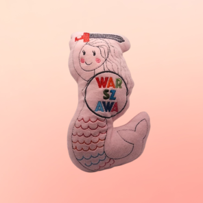 Pluszak - Syrenka Warszawska różowa