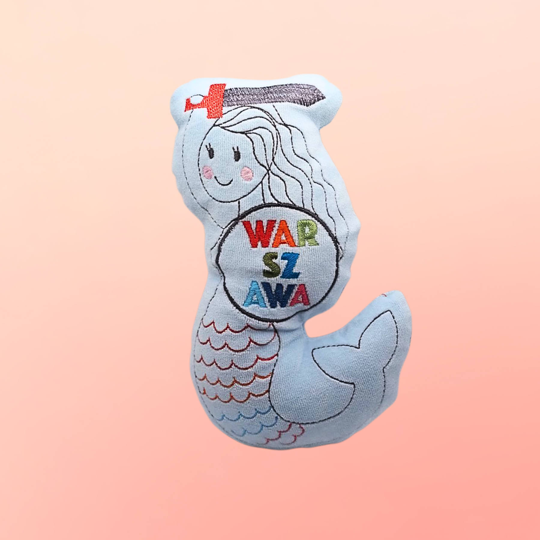 Pluszak - Syrenka Warszawska niebieska