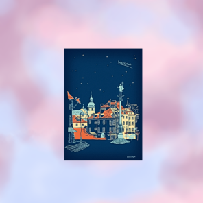 Plakat A4 Plac Zamkowy