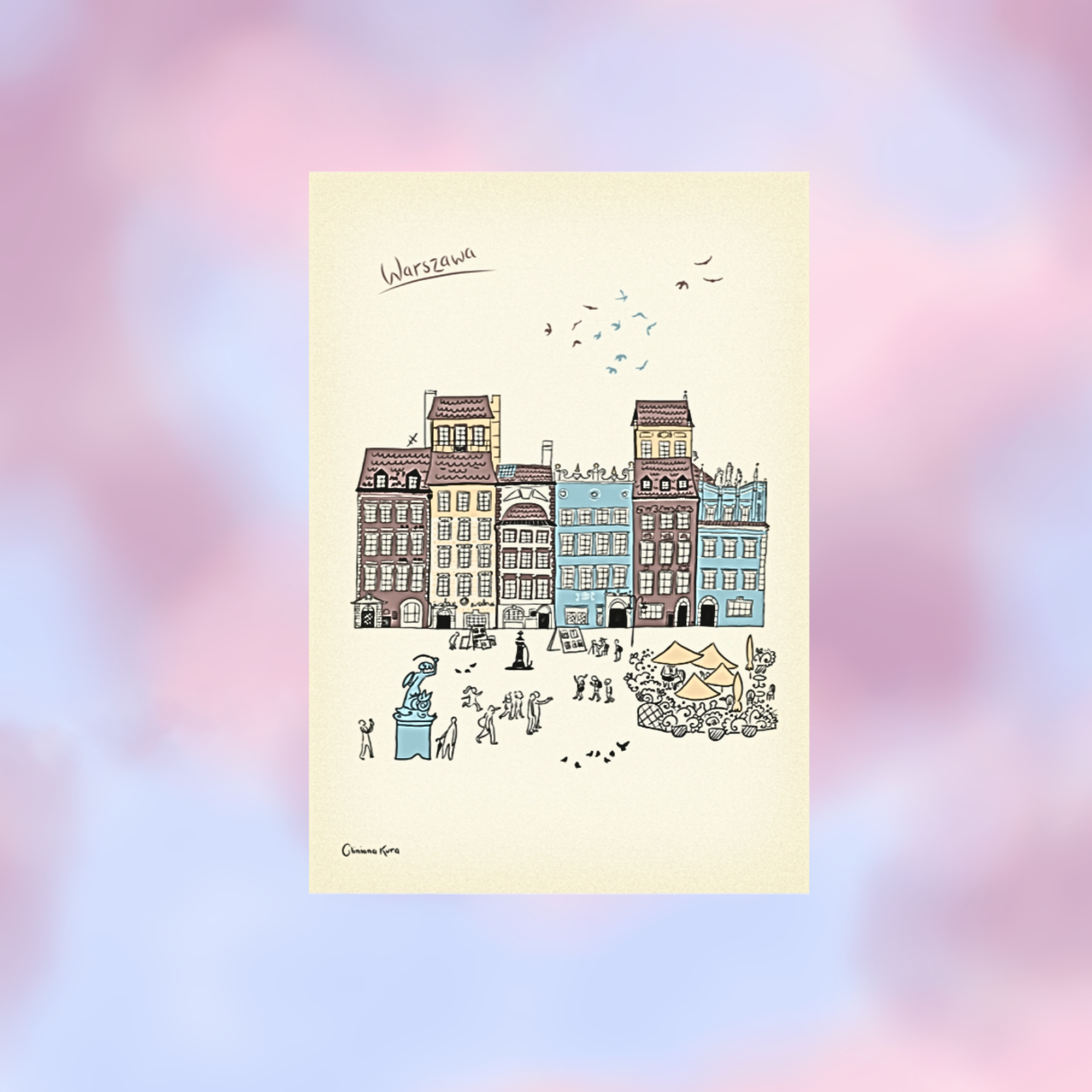 Plakat A4 Kamieniczki