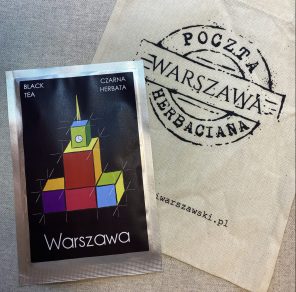 Pocztówka herbaciana - Pałac geometryczny