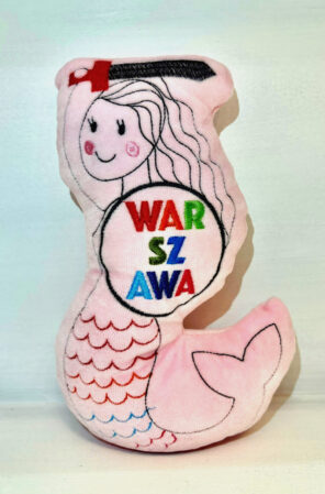 Pluszak - Syrenka Warszawska różowa