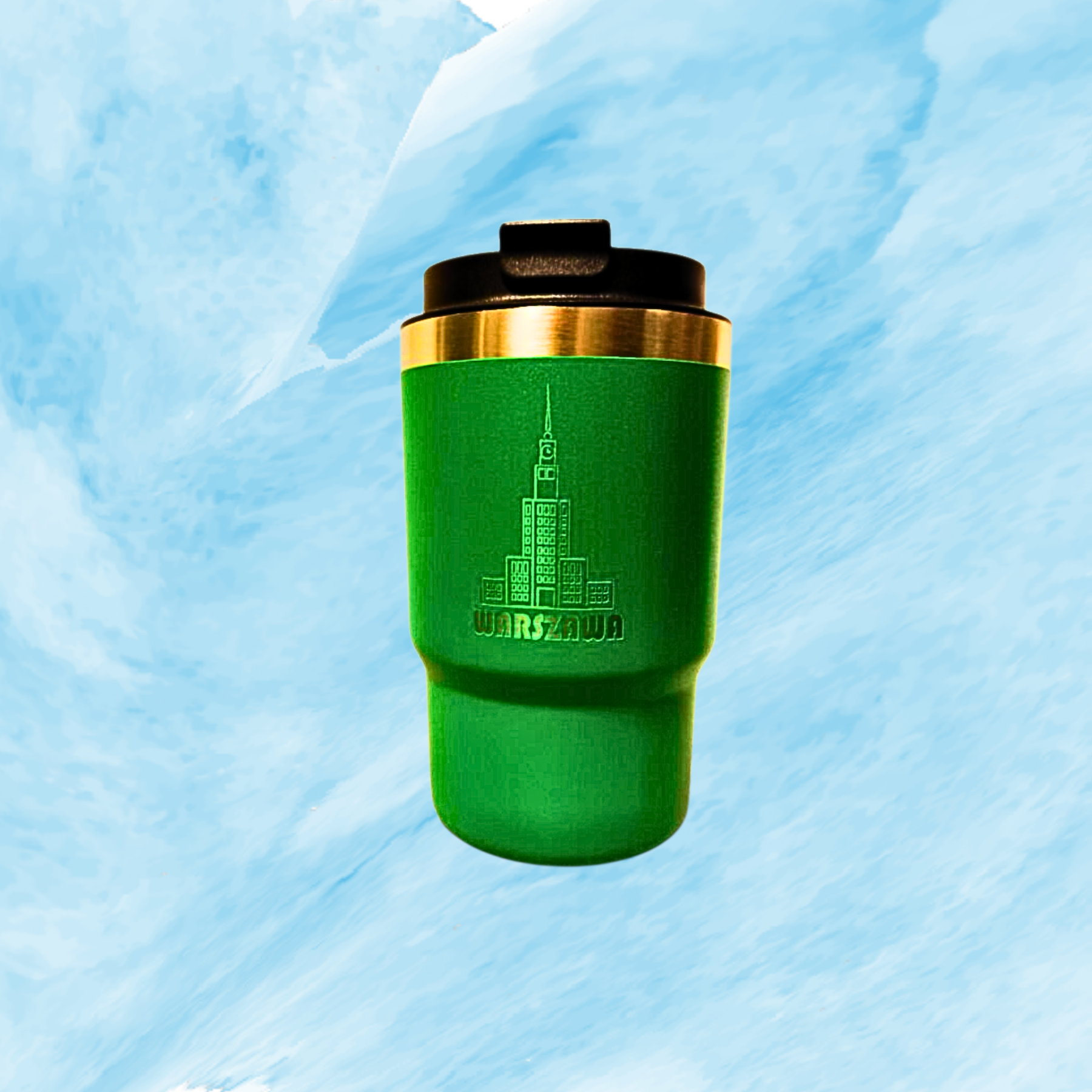 Kubek termiczny 550ml zielony