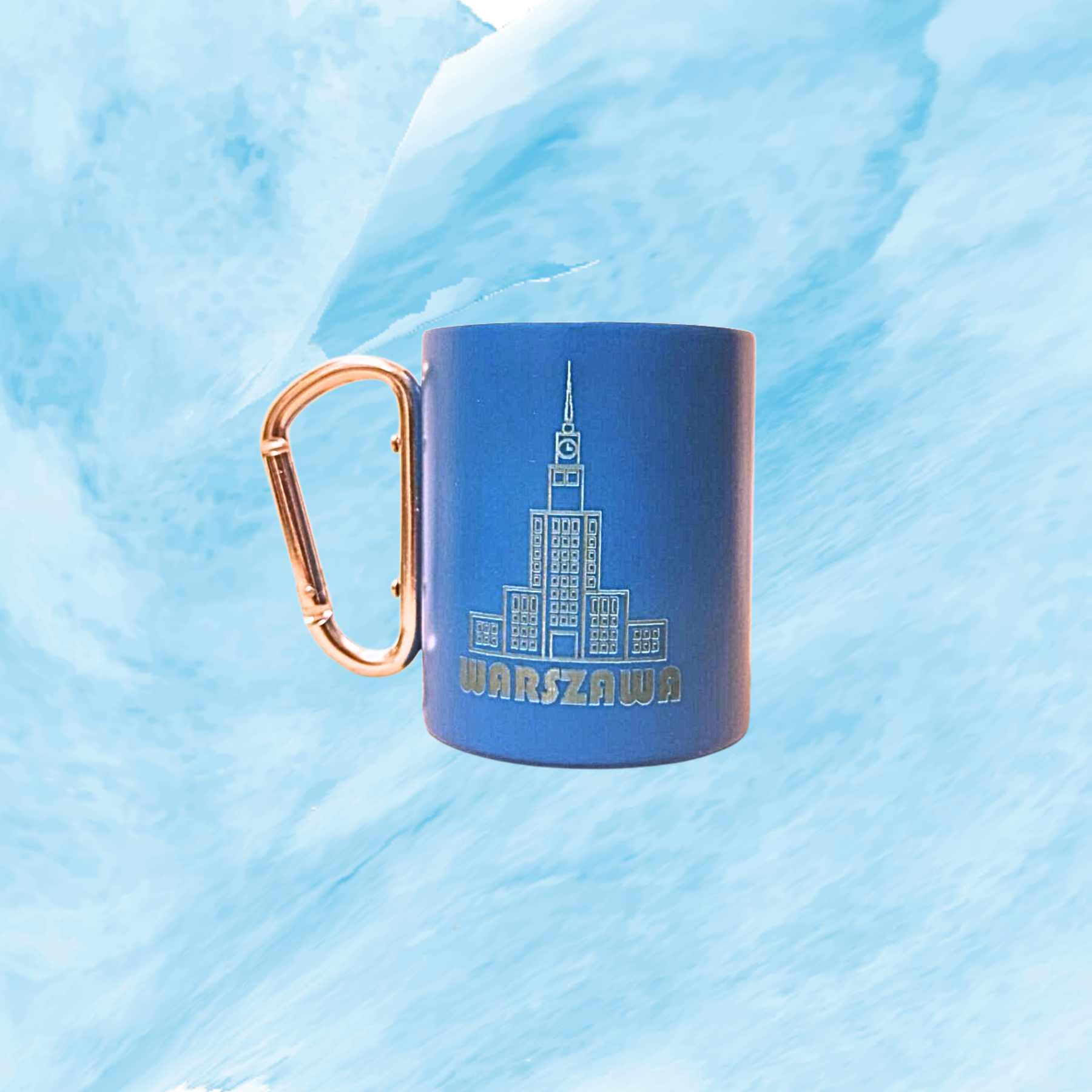 Kubek górski 250ml niebieski