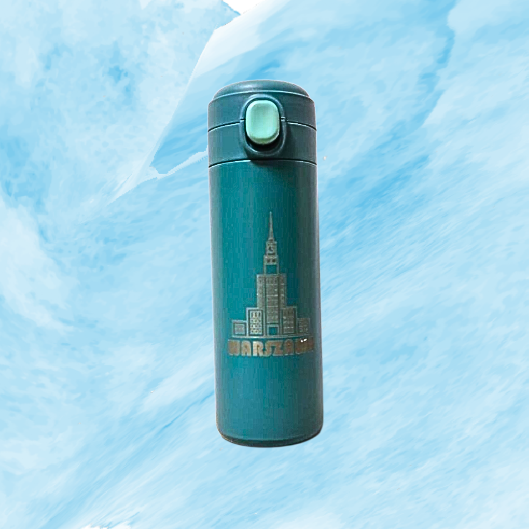 Kubek termiczny 420ml turkusowy