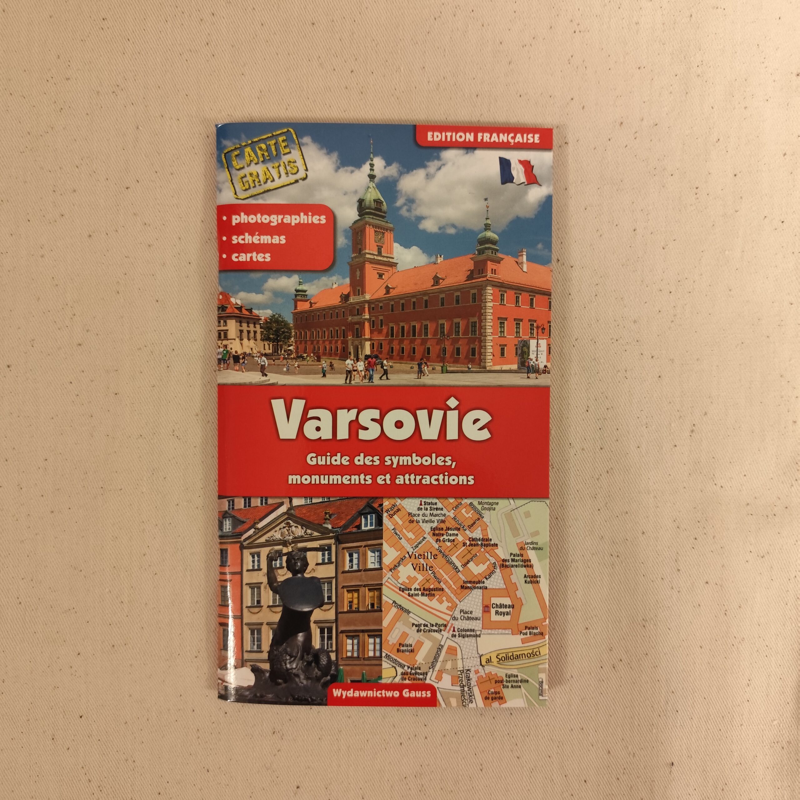 Przewodnik po Warszawie w języku francuskim