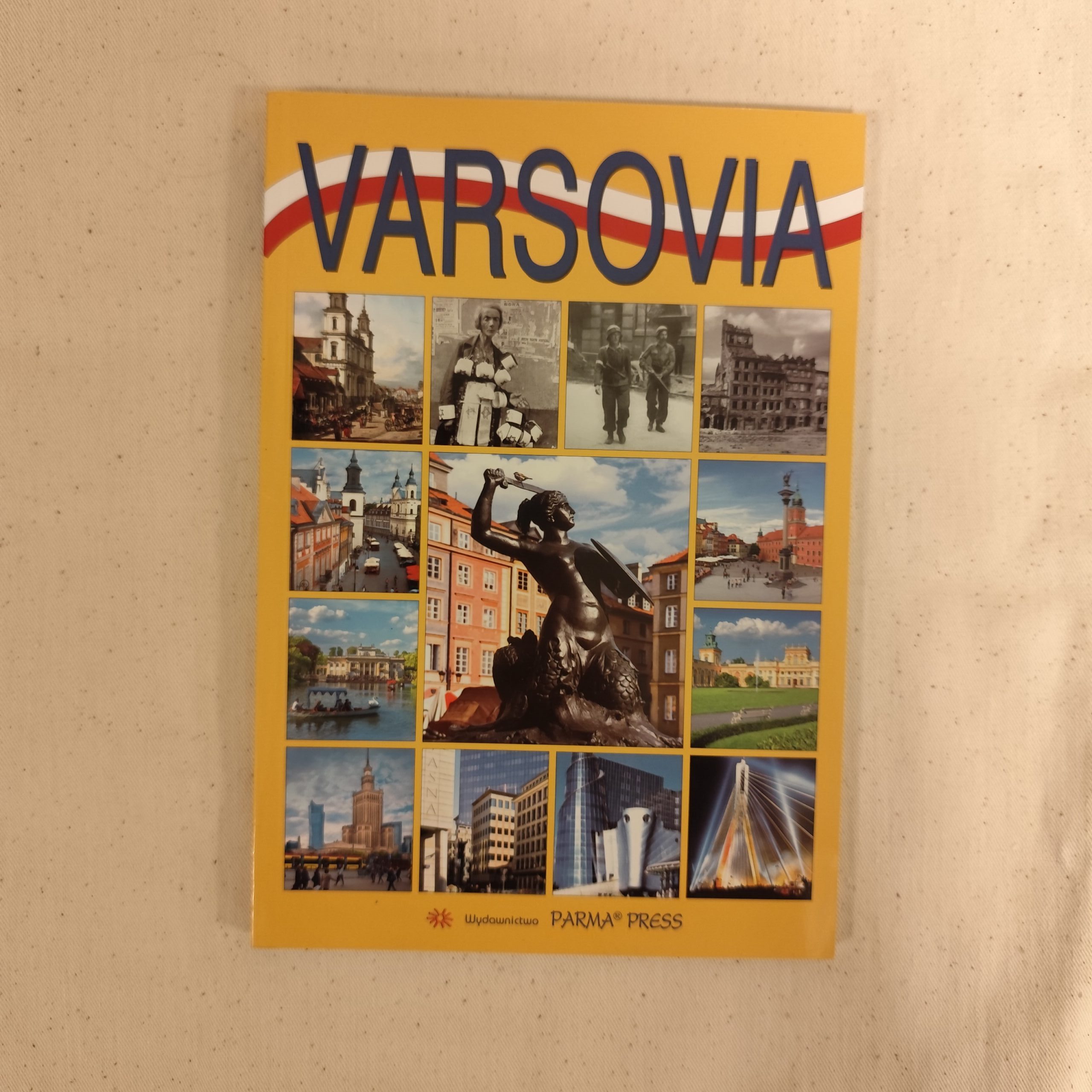 Książka o Warszawie po hiszpańsku