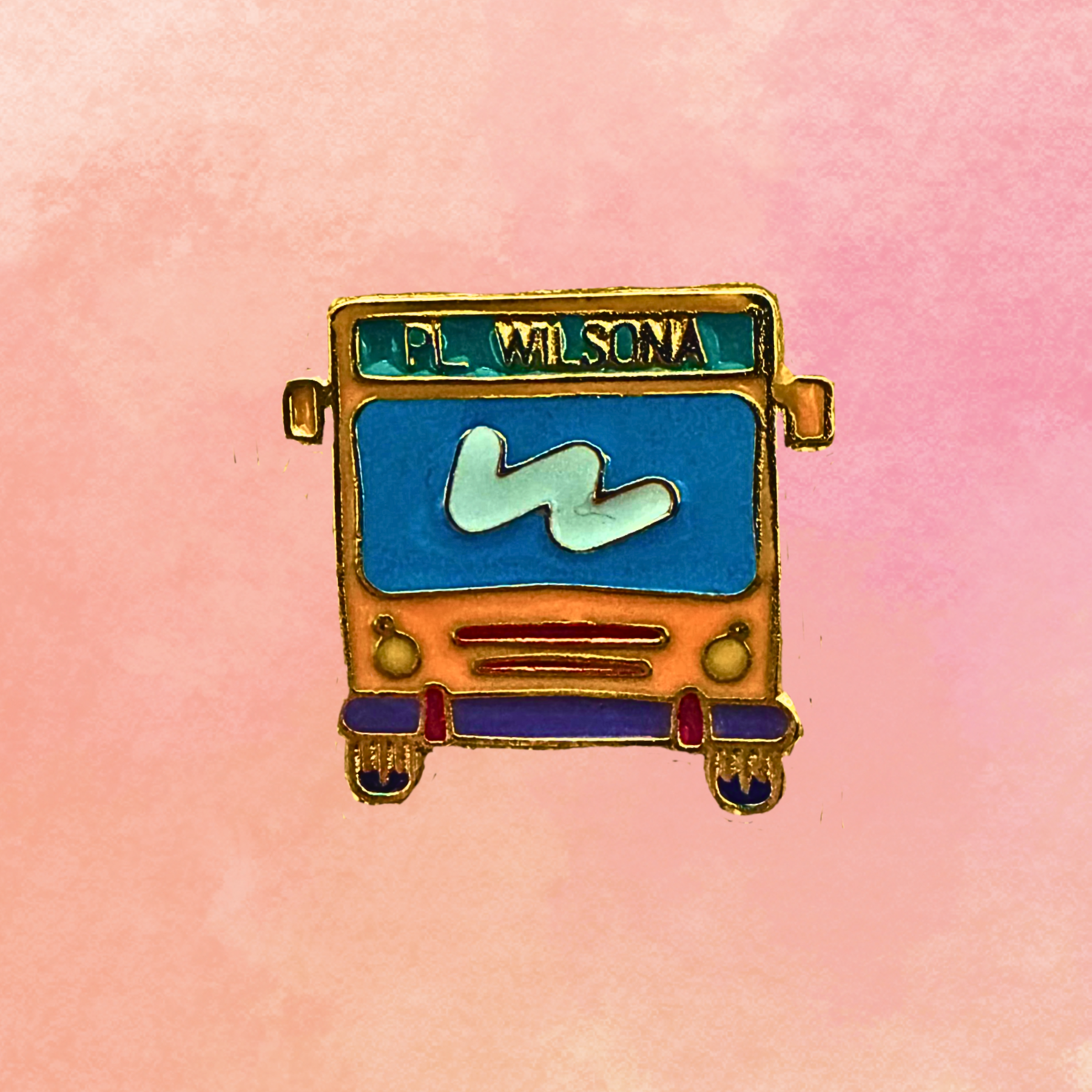 Przypinka Autobus "Pl. Wilsona"