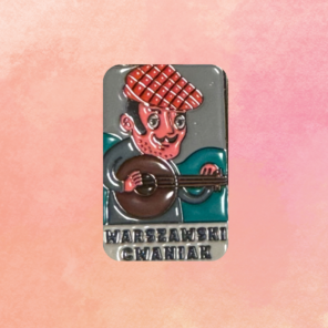 Pin z motywem Warszawskiego cwaniaka