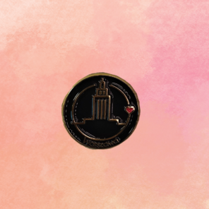 Pin warszawski czarny