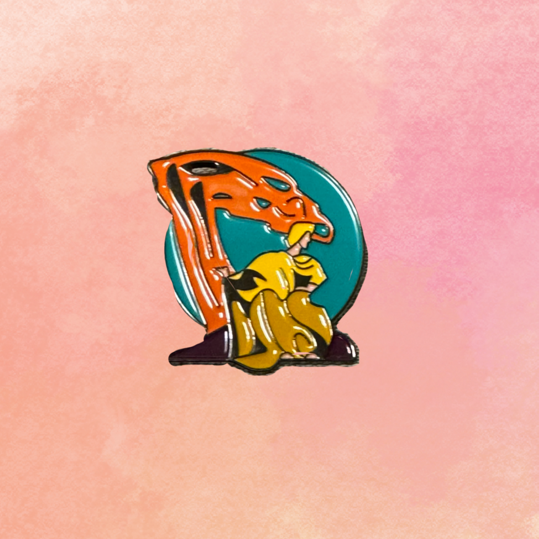 Pin z motywem pomniku Chopina