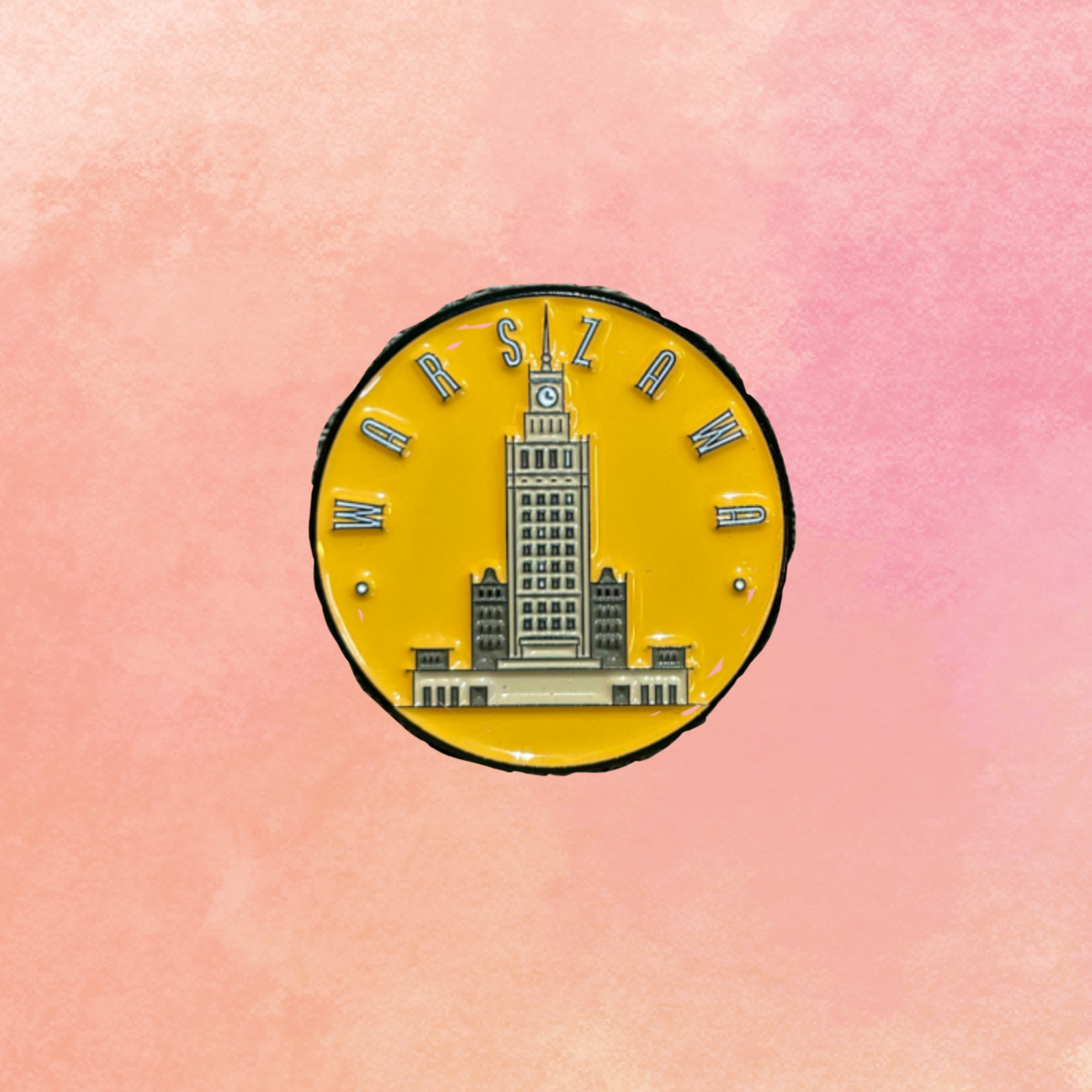 Pin z motywem Pałacu Kultury i Nauki