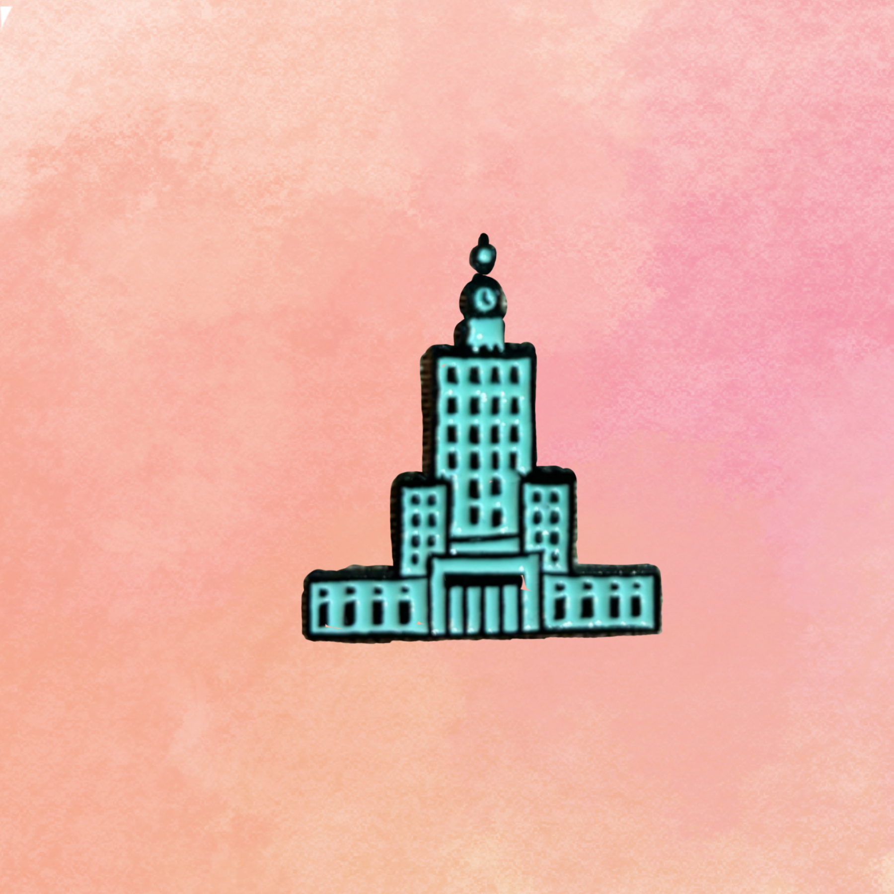 Pin - Pałac Kultury niebieski